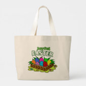 Prettig Pasen - Pasen Tote Tas (Achterkant)