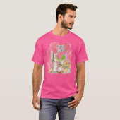 Prettig Pasen Penseelstreek T-shirt (Voorkant volledig)