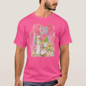 Prettig Pasen Penseelstreek T-shirt (Voorkant)