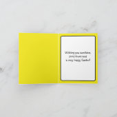 Prettig Pasen, pickleball en konijnen Kaart (Binnen)