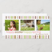 Prettig Pasen Prettig Voorjaar Fotokaart Groet Feestdagenkaart (Voorkant / Achterkant)