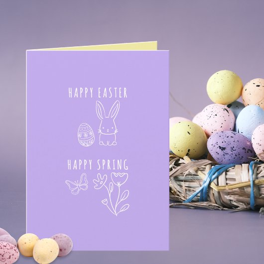 Prettig Pasen, prettige lente  Kaart