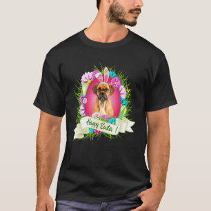 Prettig Pasen Puggle met Konijn Oor Eieren Cool T-shirt
