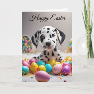 Prettig Pasen puppy Feestdagen Kaart