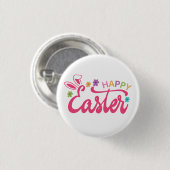 Prettig Pasen Ronde Button 3,2 Cm (Voorkant /achterkant)