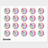 Prettig Pasen Ronde Sticker (Vel)