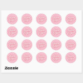 Prettig Pasen Ronde Sticker (Vel)
