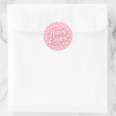 Prettig Pasen Ronde Sticker (Tas)