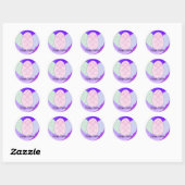 Prettig Pasen Ronde Sticker (Vel)