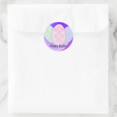 Prettig Pasen Ronde Sticker (Tas)