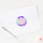 Prettig Pasen Ronde Sticker (Envelop)