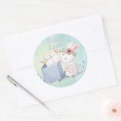 Prettig Pasen Ronde Sticker (Envelop)