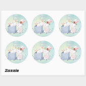Prettig Pasen Ronde Sticker (Vel)