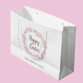 Prettig Pasen Roze Katwilg Groot Cadeauzakje