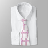 Prettig Pasen Roze Kruis met Lelies Stropdas (Gebonden)