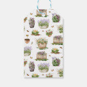 Prettig Pasen | Schattig hondenkonijn Cadeaulabel (Achterkant)