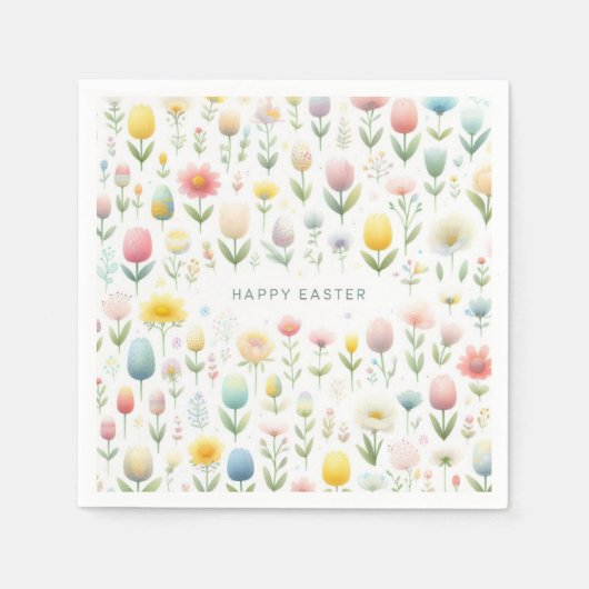 Prettig Pasen Servet (Voorkant)