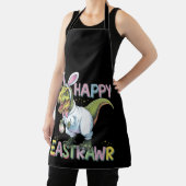 Prettig Pasen T Rex Paas Dinosaur Bunny Ei Schort (Insitu)