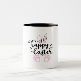 Prettig Pasen Tweekleurige Koffiemok