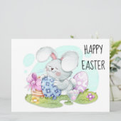 Prettig Pasen Vakantiekaart Feestdagenkaart (Staand voorkant)