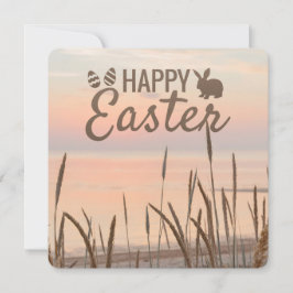 Prettig Pasen vanuit de Lowcountry Beach Dunes Feestdagenkaart