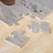 Prettig Pasen vanuit Florida Flamingo op Strand Legpuzzel (Zijkant)