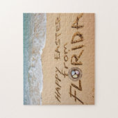 Prettig Pasen vanuit Florida Geschreven in het Zan Legpuzzel (Verticaal)
