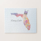 Prettig Pasen vanuit Florida Pastel Eieren en Koni Legpuzzel (Horizontaal)