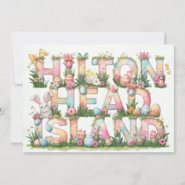 Prettig Pasen vanuit Hilton Head Island Feestdagenkaart