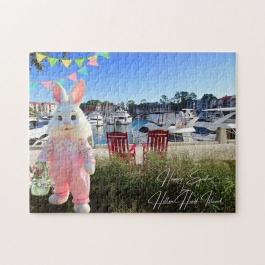 Prettig Pasen vanuit Hilton Head Island Harbour To Legpuzzel (Horizontaal)