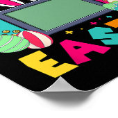 Prettig Pasen Videospel Konijn Gaming Controller G Poster (Hoek)