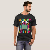 Prettig Pasen Videospel Konijn Gaming Controller G T-shirt (Voorkant volledig)