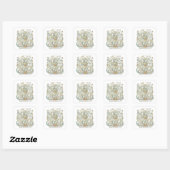 PRETTIG PASEN VIERKANTE STICKER (Vel)