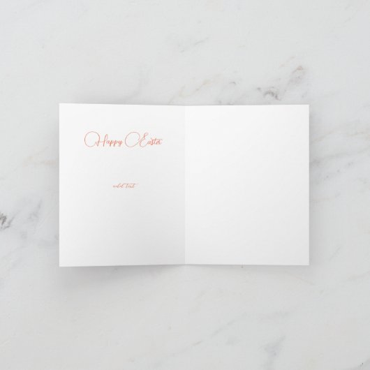 Prettig Pasen vintage afbeelding van Pasen kaart (Binnen)