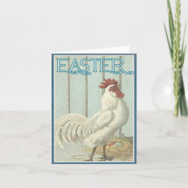 Prettig Pasen vintage afbeelding van Pasen kaart