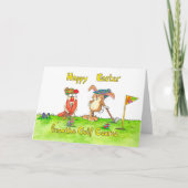 Prettig Pasen voor golfers van Nicole Janes Kaart (Voorkant)