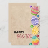 Prettig Pasen voor jou Feestdagenkaart (Voorkant / Achterkant)