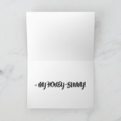 PRETTIG PASEN VOOR MIJN ***HONINGBUNNY*** FEESTDAGEN KAART (Binnen)