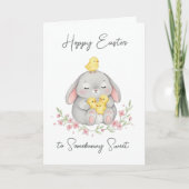 Prettig Pasen voor Somebunny Sweet Pasen Kaart (Voorkant)
