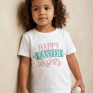 Prettig Pasen Wensen Pasen T-Shirt voor Kinderen