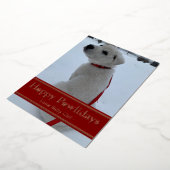 Prettig Pawlidagfeest Folie Feestdagenkaart (Gedraaid)