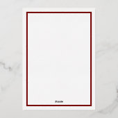 Prettig Pawlidagfeest Folie Feestdagenkaart (Achterkant)