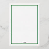 Prettig Pawlidagfeest Folie Feestdagenkaart (Achterkant)