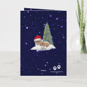 Prettig Pawlidays Deep Space Kerstmis Kaart (Achterkant)