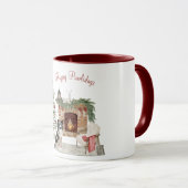 Prettig Pawlidays Hond Design- Collie Mok (Voorkant rechts)