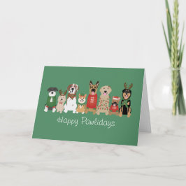 Prettig Pawlidays Honden Rood Groen Kaart