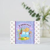 Prettig Pesach Briefkaart (Staand voorkant)