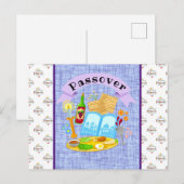 Prettig Pesach Briefkaart (Voorkant / Achterkant)