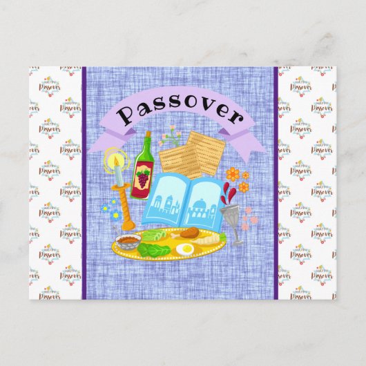 Prettig Pesach Briefkaart (Voorkant)