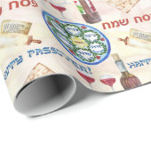 Prettig Pesach Cadeaupapier (Rol Hoek)